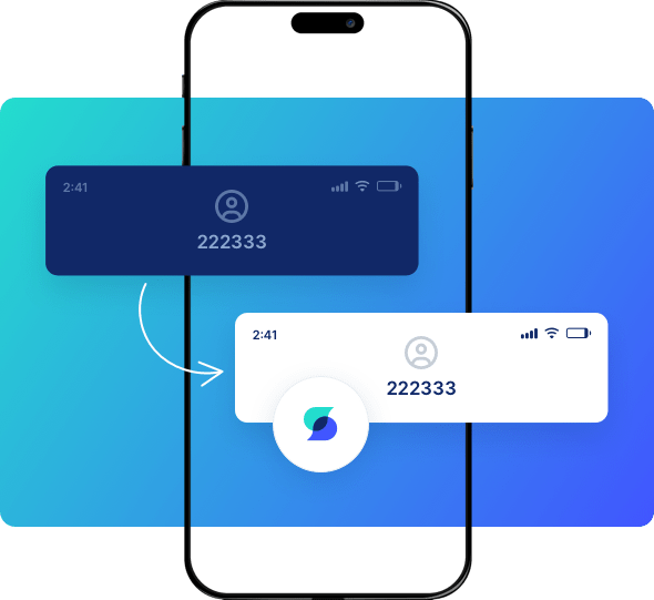 Graphic showing that you can transfer your short code from a different SMS provider to SlickText